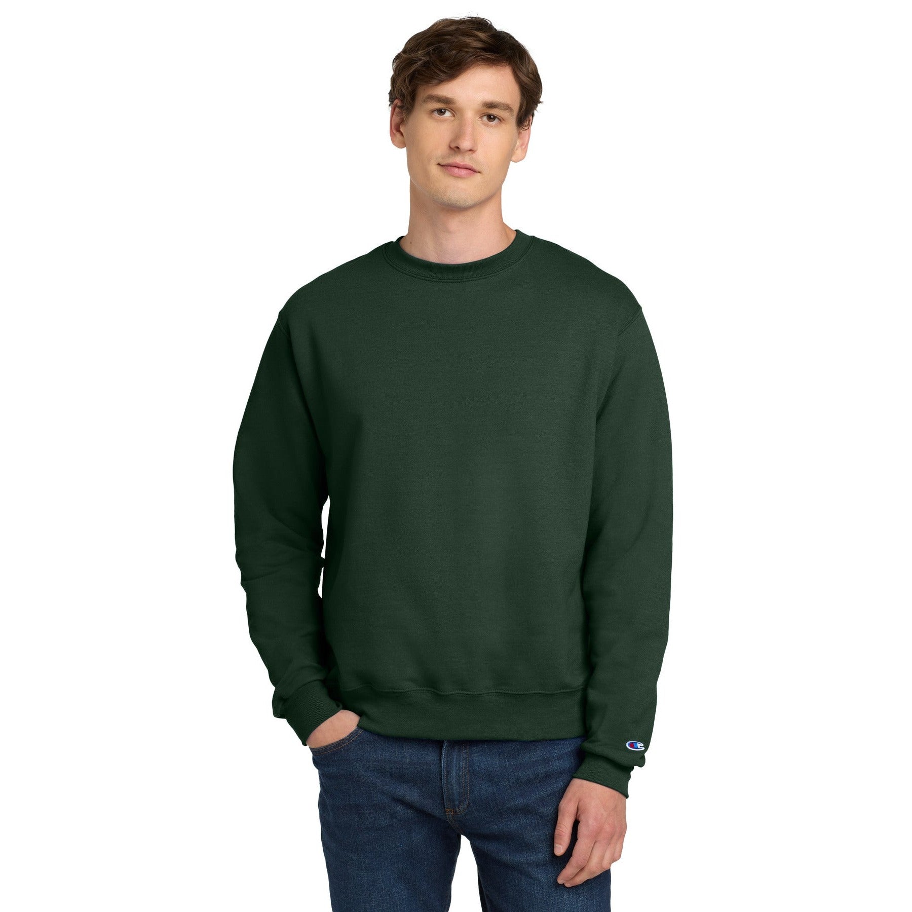 Champion-Champion® Powerblend® Crewneck Sweatshirt. S6000-MedTech-3